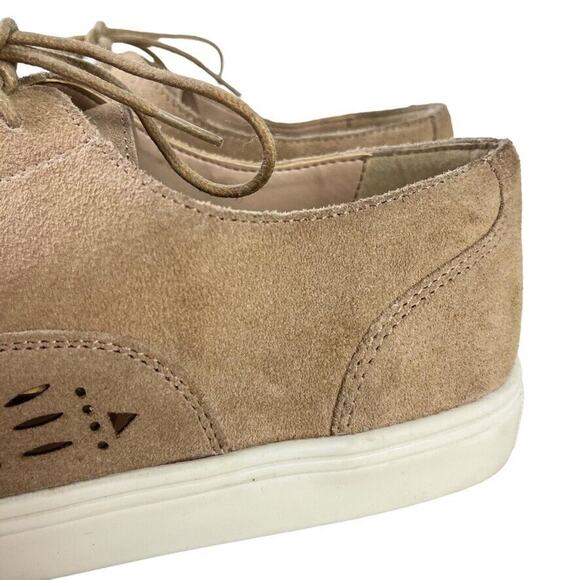 Naughty Monkey Womens Suede Leather Lace Up Perforated Flats Sneakers Shoes 9.5 - Picture 9 of 16